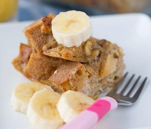 Baked Banana French Toast Super Healthy Kids