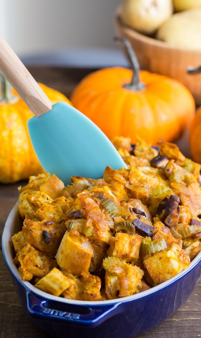 Pumpkin Stuffing for Thanksgiving - Super Healthy Kids