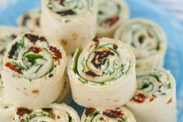 Sun Dried Tomato Basil Pinwheels - Super Healthy Kids