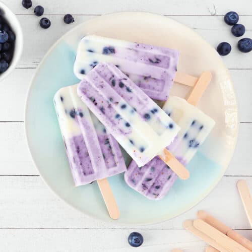 Creamy Yogurt Berry Popsicles - Mindful Avocado