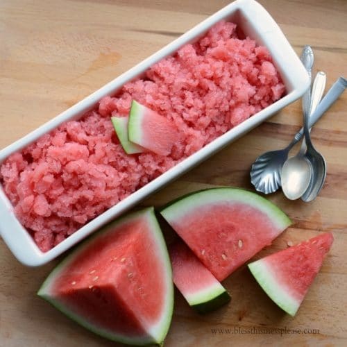 3 Ingredient Juicy Watermelon Slush - Super Healthy Kids