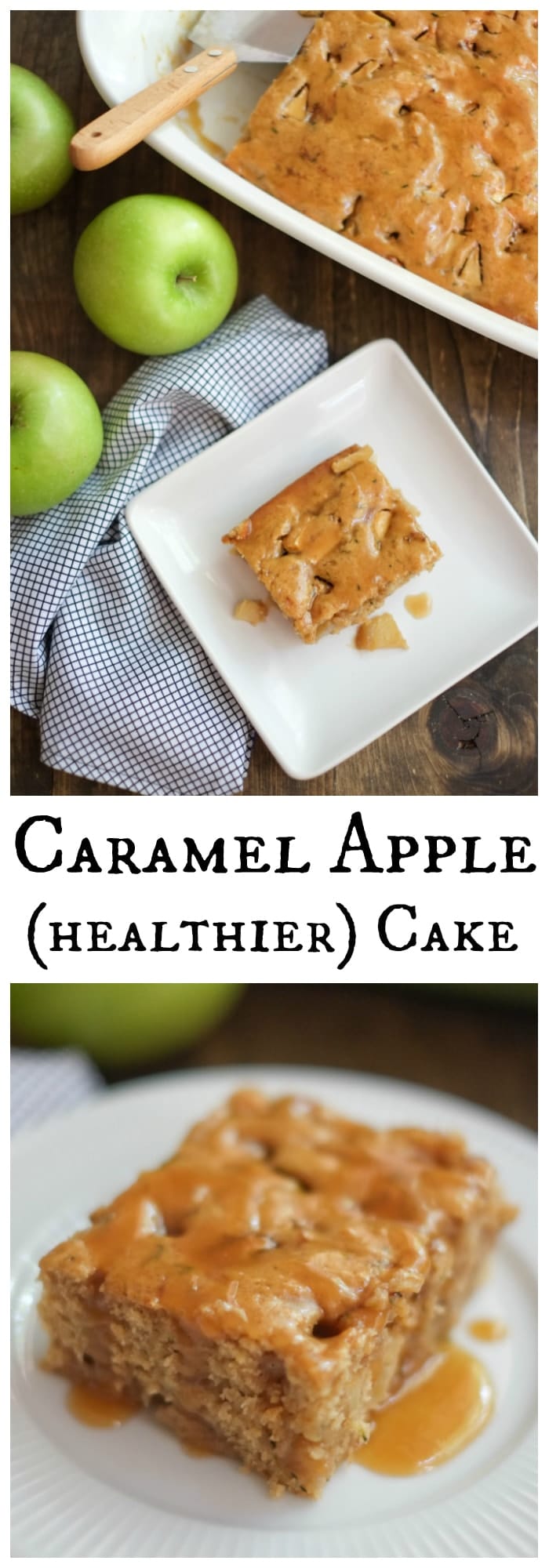 Healthier Caramel Apple Cake Recipe - Super Healthy Kids