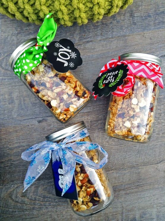 Holiday Fruit & Nut Snack Jars - Something Nutritious