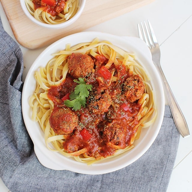 Veggie Packed Meatball Recipe {Crockpot} - Super Healthy Kids