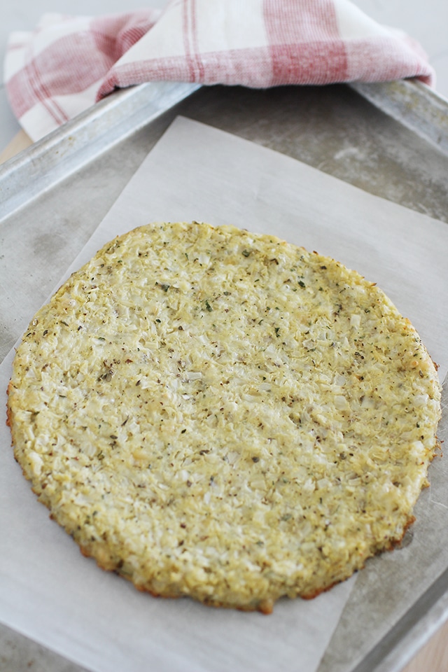 Cauliflower Pizza Crust