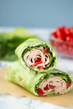 Turkey Ranch Wrap (Lunchbox Friendly) - Super Healthy Kids