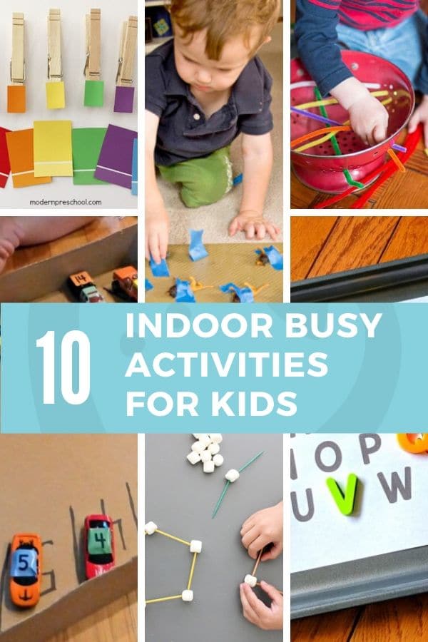 10 Indoor Busy Activities for Kids - Super Healthy Kids