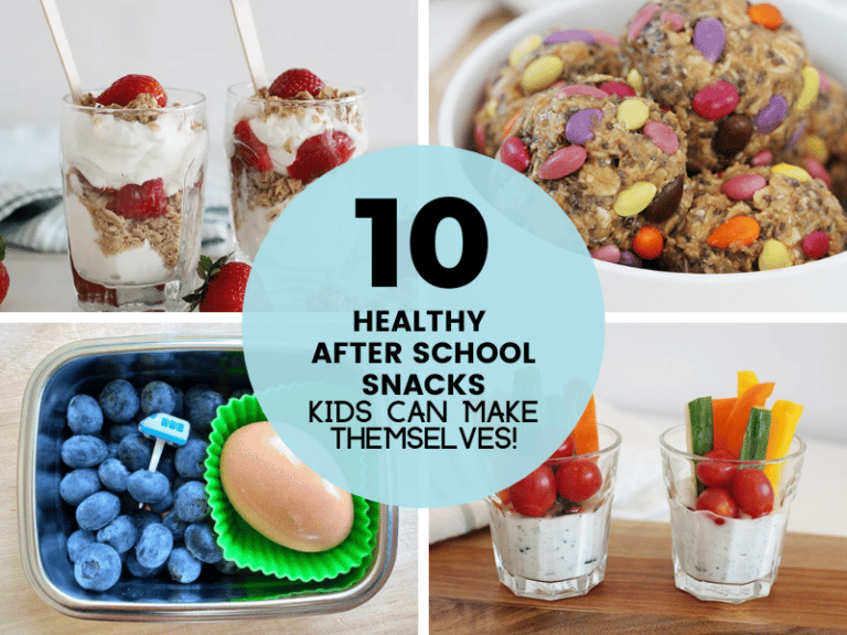 10 Healthy After School Snacks Kids Can Make Themselves! - Super ...