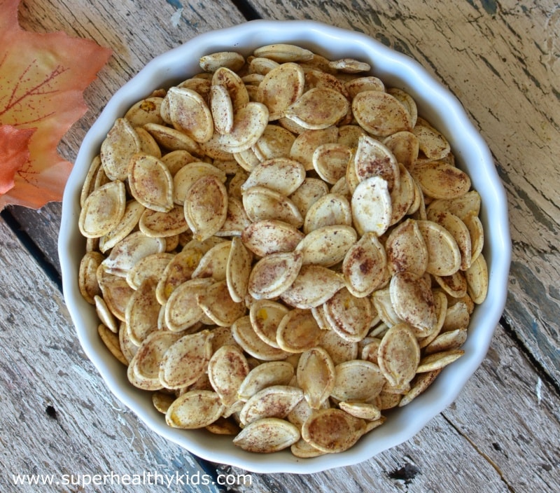 Super Crunchy Pumpkin Spice Seeds Recipe - Super Healthy Kids